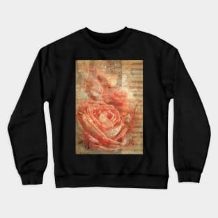 Roses bouquet and violin Crewneck Sweatshirt